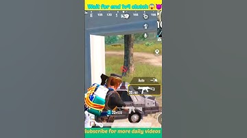 Wait for end victor 1v4 clutch 😱bgmi #shorts #pubgmobile #bgmishorts #ytshorts #trending #viral