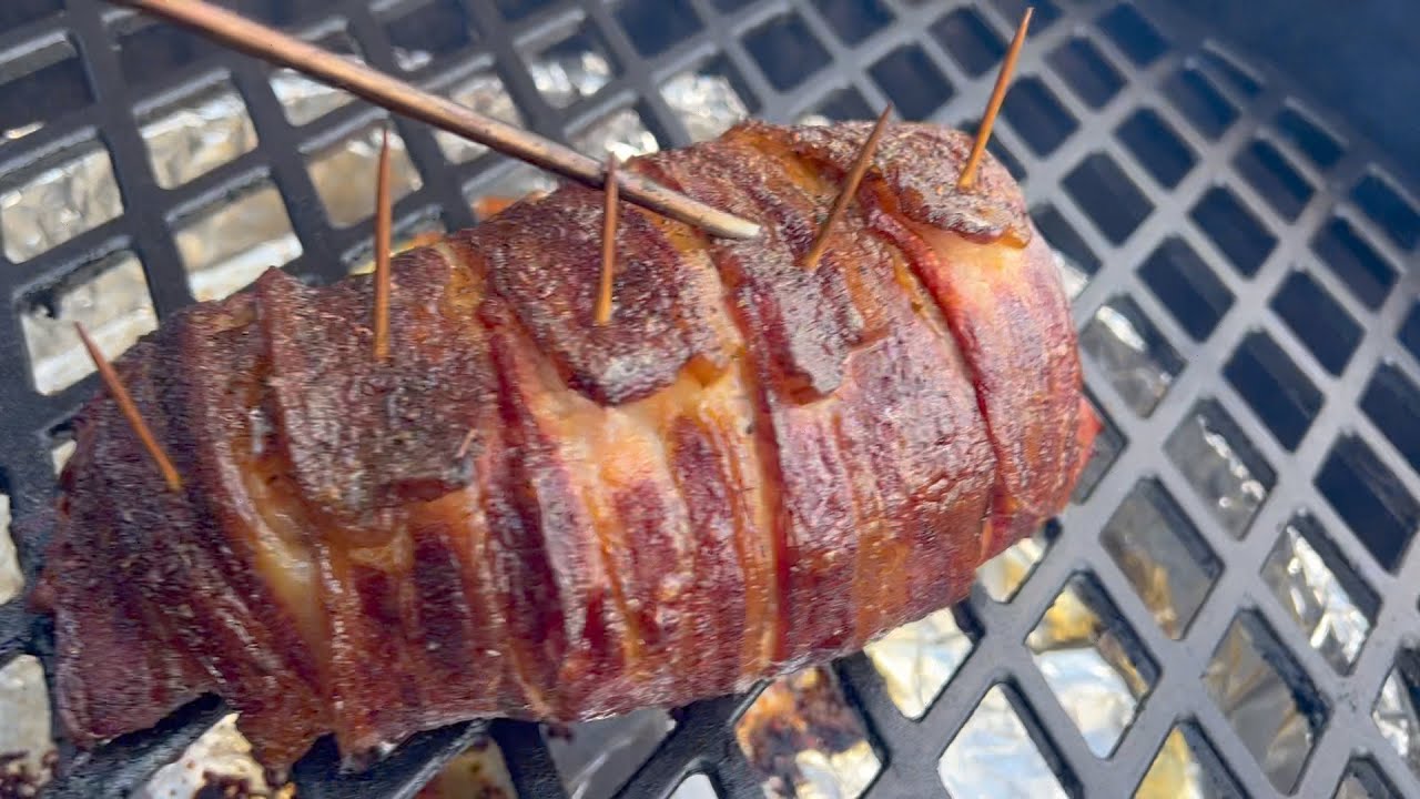 Smoked Bacon Wrapped Turkey Tenderloin Youtube