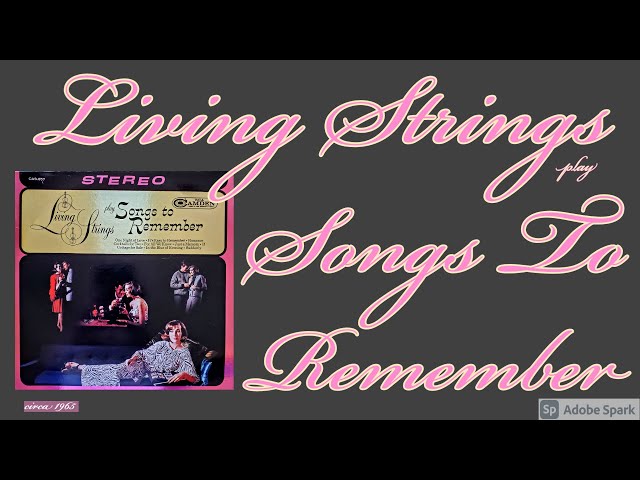 Living Strings - It's Easy To Remember