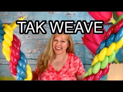 Video: How To Weave From Balloons