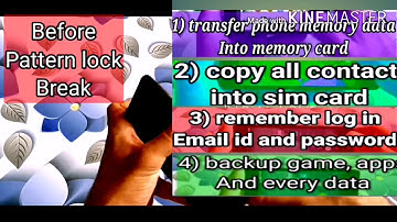 yu4711 pattern lock kaise tode // yu yunique yu4711 pattern unlock