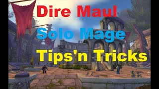 Dire Maul: North   East // Solo Mage AoE Guide