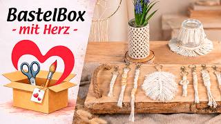 Makramee-Schlüsselanhänger | BastelBox 7 | Mai 2026