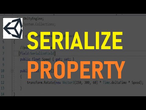 Setting the value of a Property in Unity Editor Inspector | Public Variables C # Serialize Field