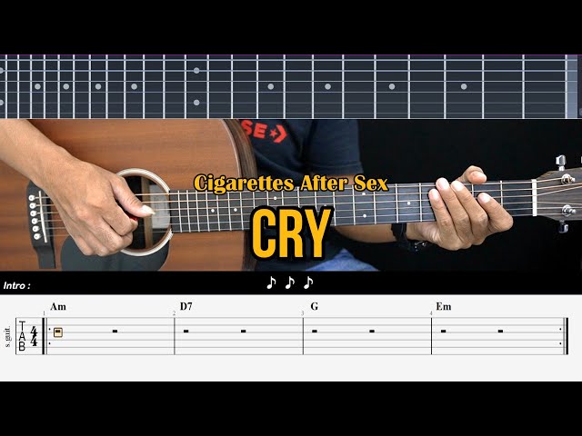 cry cigarettes after sex tabs Cry - Cigarettes After Sex | EASY Guitar Tutorial TABS - Guitar Lessons
