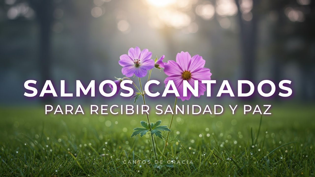 SALMOS CANTADOS para Recibir Sanidad y Aliviar la ansiedad - Música Cristiana 🌼🕊️