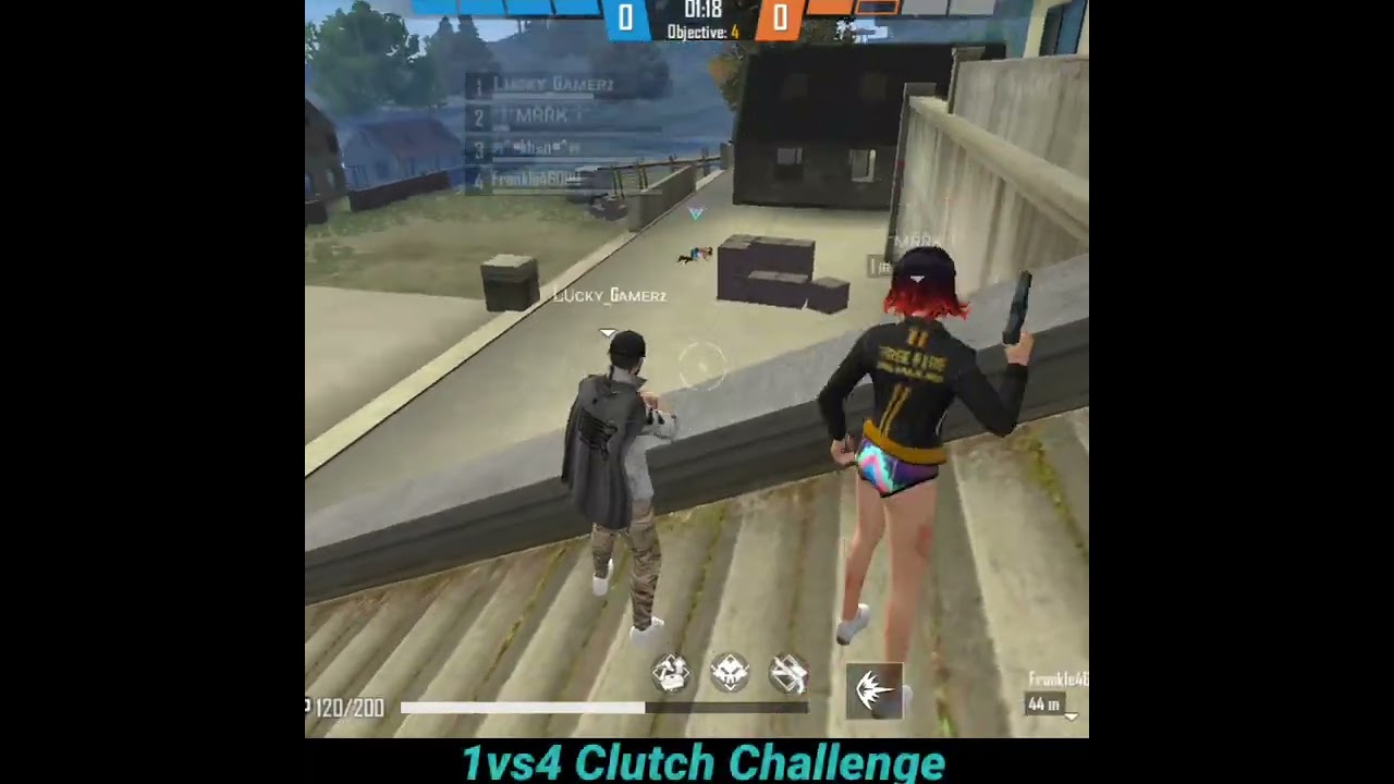1vs4 Clutch Challenge || Must Watch || 