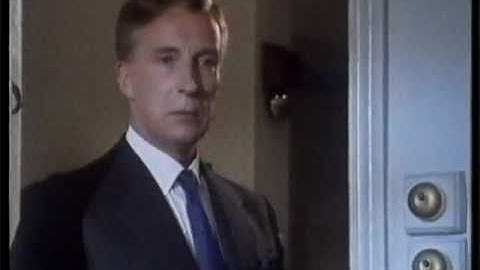 Graham Hoadly in a scene from "Blunt" 1986; with Anthony Hopkins & Ian Richardson