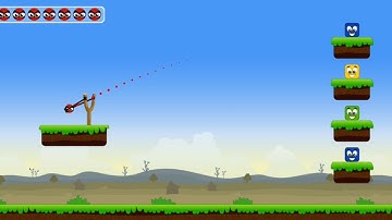 Knock Down | Angry Bird | Level 1 to 16 | Android &   iOS.Gameplay 🎮