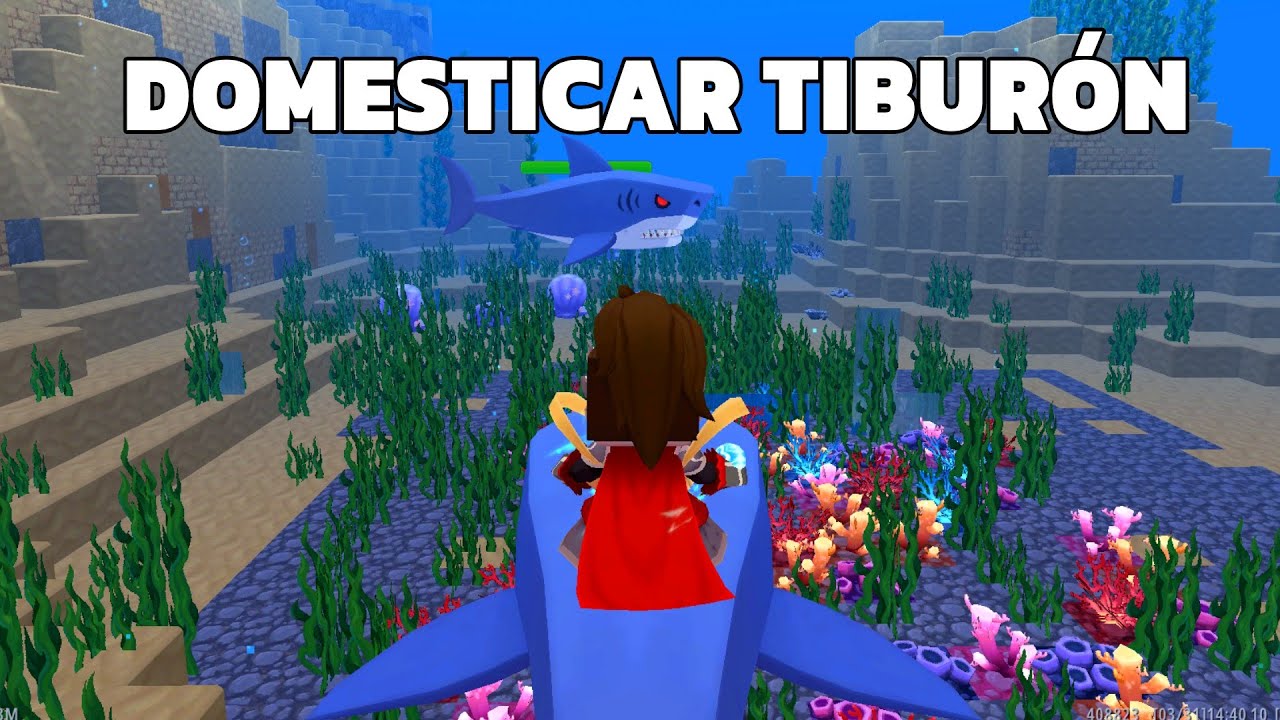 Como domesticar tiburones mini world