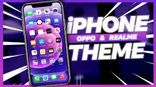 iPHONE 12 PURPLE THEME FOR OPPO COLOROS 7 & 11 AND REALME UI 1.0 & 2.0 BY JHONNYFROMYOUTUBE screenshot 5
