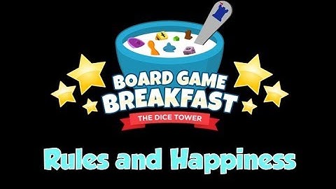 Board Game Breakfast - Rules and Happiness
