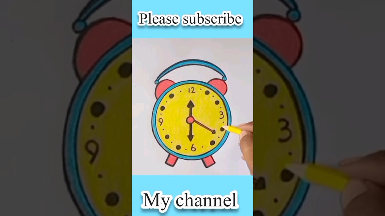 Alarm clock ⏰ Drawing 