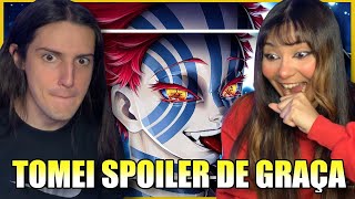 (TANJIRO KILLED HIM) REACTING TO ♪ Akaza | The Upper Moon 3 | AniRap
