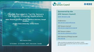 Flexible Barometric Tactile Sensors for Robotic Grasping Applications