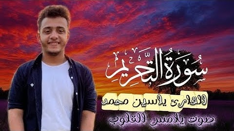 تلاوة تهزّ القلوب | سورة التحريم كامله بصوت القارئ ياسين محمد🌹🤍