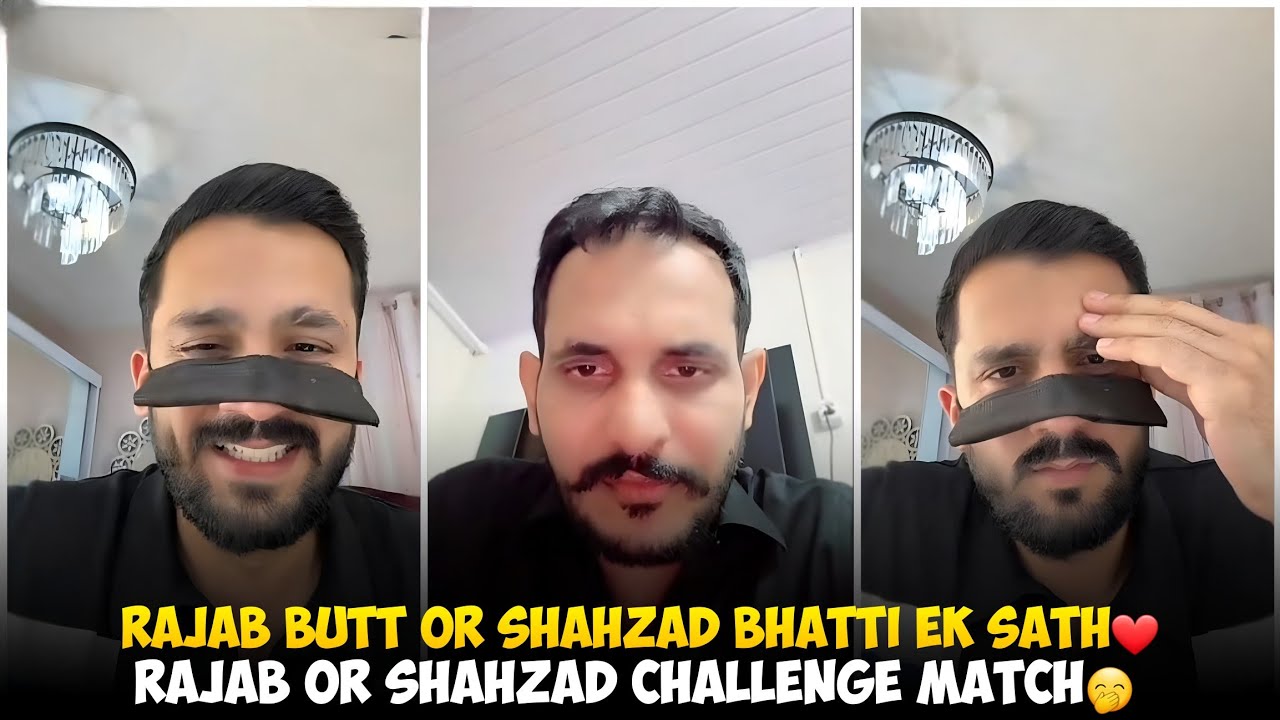 Rajab Butt Or Shahzad Bhatti Ek Sath | Rajab Vs Shahzad Bhatti Challenge Match | Rajab X Shahzad 