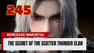 💥Renegade Immortal Episode 245 | Chinese Fantasy Anime.  #donghua3d