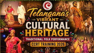 Telangana’s Vibrant Cultural Heritage | Traditional Folk Performance | CCRT Training 2026 screenshot 5