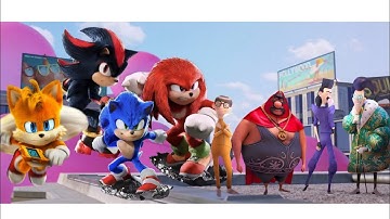 Sonic Tails Knuckles & Shadow Vs. Vector El Macho Balthazar Bratt & Maxime Le Mal