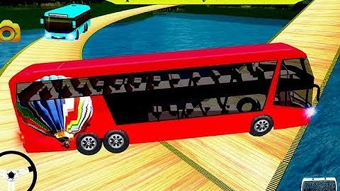 Impossible Bus Games Tricky Drive | Impossible Bus Driver Sky Tracks - Best Android GamePlay