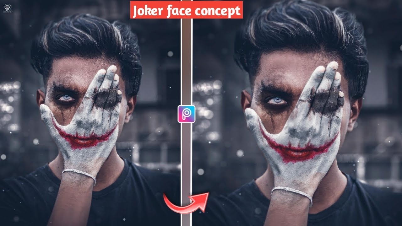 Pranav PG new photo editing | PranavPG Instagram joker face photo editing | joker face photo editing
