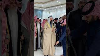 إقبال ترحيبي بالضيوف من قبيلة ال سلمان الحرقان في زواج ناصر بن محمد بن تومه ال سلمان الحرقان