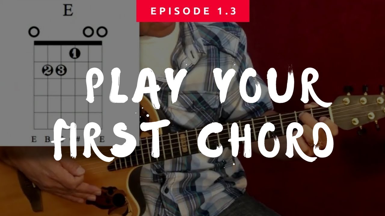 How to Play Your First Chord (Pt. 3 of 3) - Guitar Lesson - YouTube