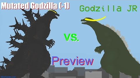 Godzilla JR VS. Mutated Godzilla (-1) - Preview | Godzilla | STK Animation