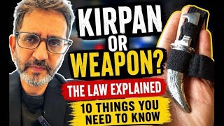 10 Key Points - Sikh Kirpans & UK Knife Law