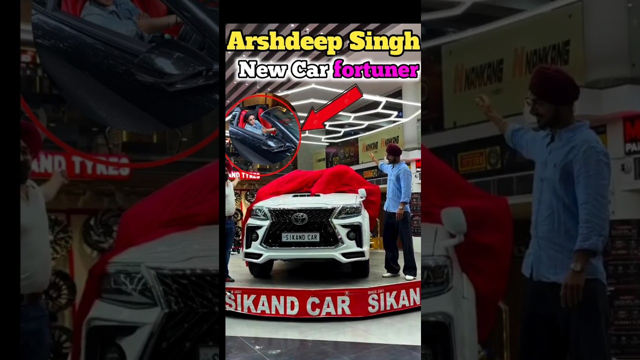 Arshdeep Singh New car fortuner 