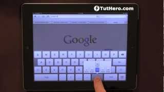 iPad Tutorial - The domain extension key on the iPad Keyboard - v22 screenshot 4