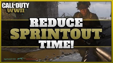 How to Reduce Sprintout Time in CoD WW2 | Quick Tip #1