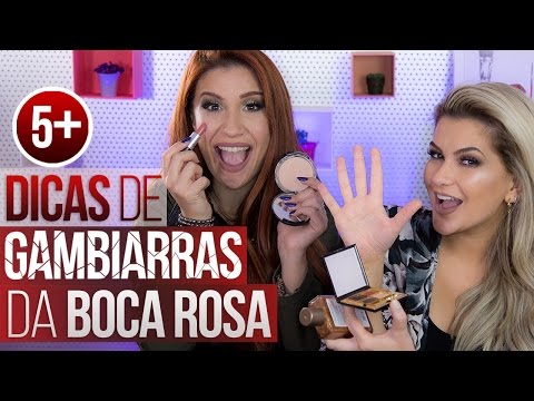 5+ DICAS DA BOCA ROSA DE GAMBIARRAS DE MAQUIAGEM POR ALICE SALAZAR E BIANCA ANDRADE