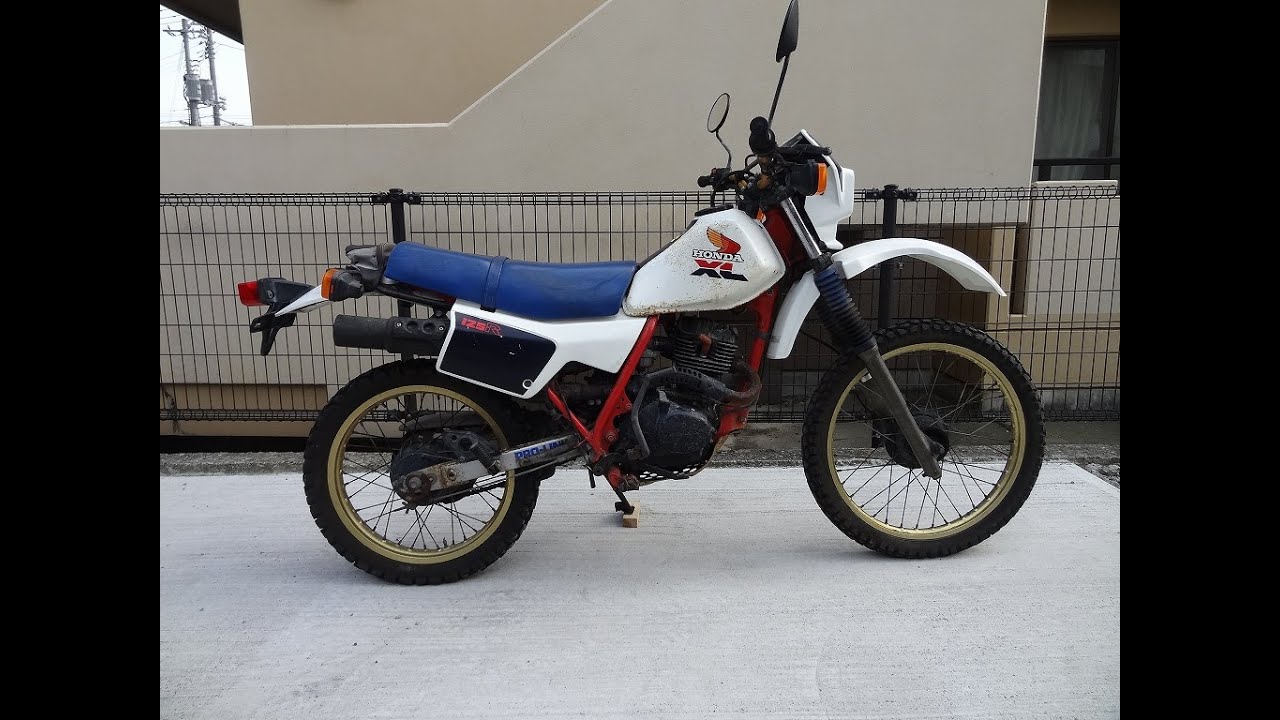 XL125R(JD04-1200) エンジン始動 - YouTube