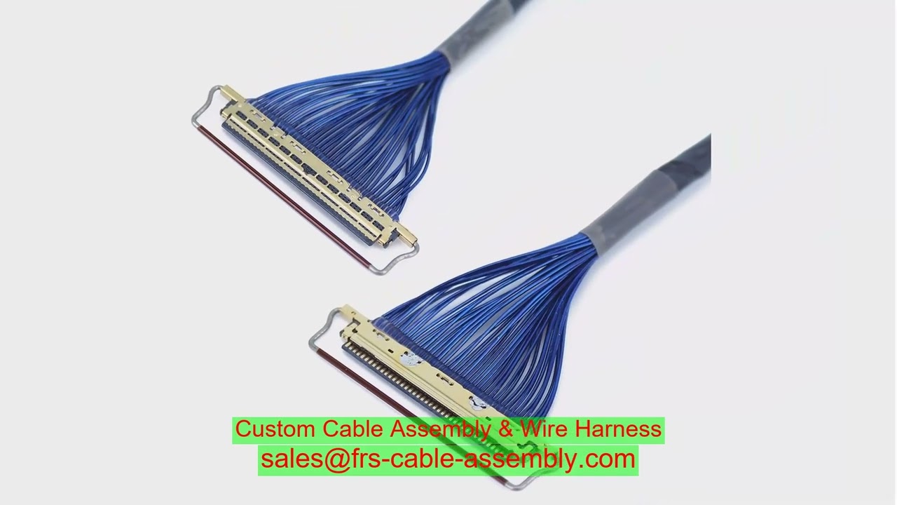 Câble LVDS personnalisé Assemblage de câble EDP Câble LVDS personnalisé Aces88441-040