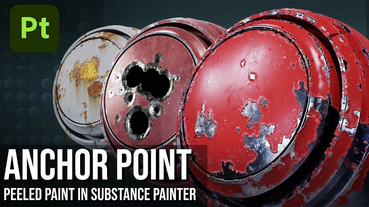 HOW to Make a Peeled Paint Effect with ANCHOR Points | SUBSTANCE ...