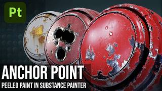 HOW to Make a Peeled Paint Effect with ANCHOR Points | SUBSTANCE PAINTER