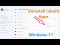 Uninstall any in-built/ preinstall/preloaded apps in windows 11 by Windows PowerShell || OnTeque