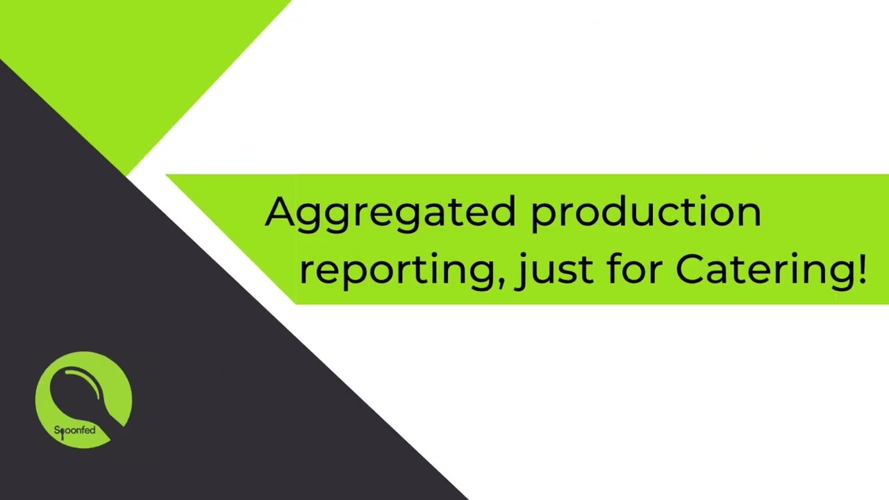 Spoonfed Catering Back Office