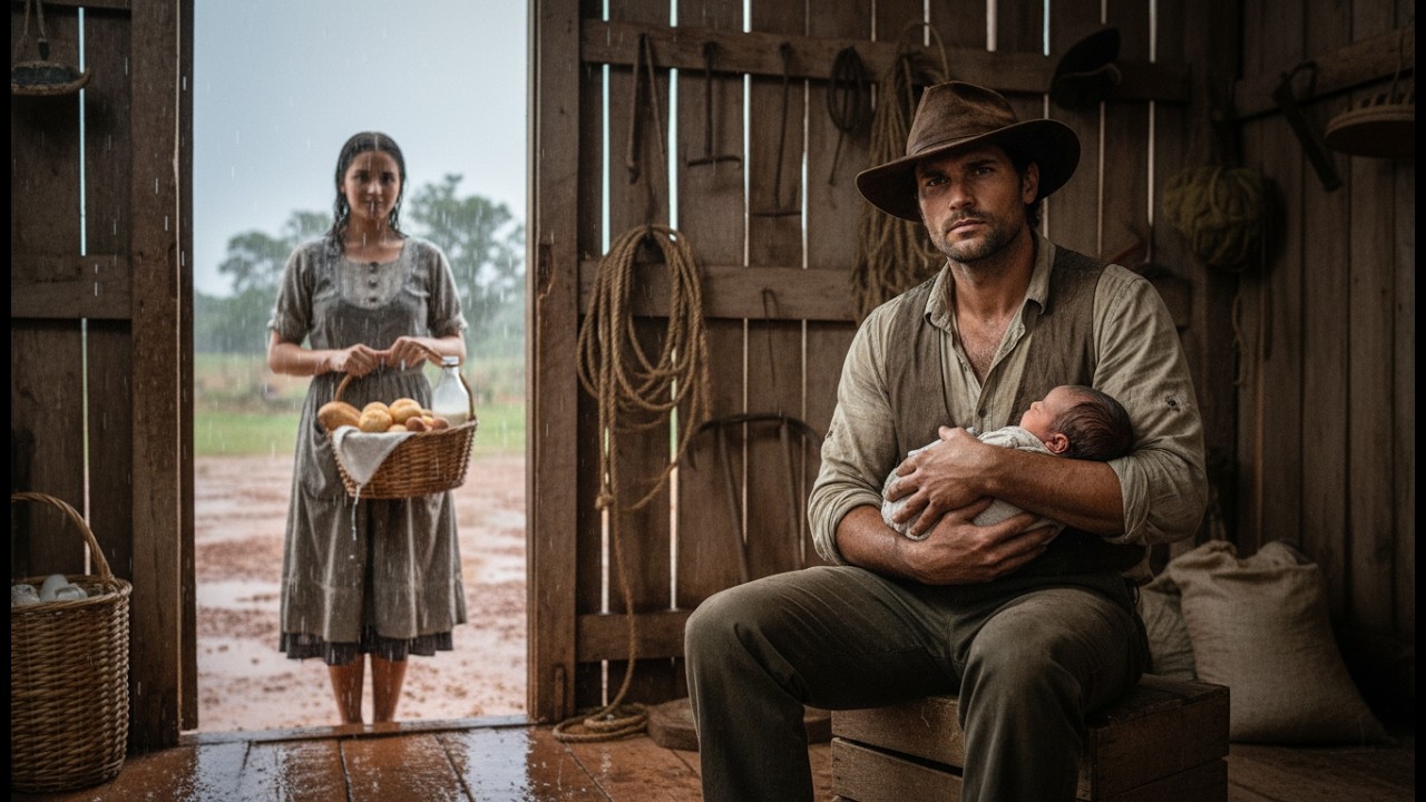 CAIPIRA SENTOU SOZINHO COM SEU BEBÊ FAMINTO — ENTÃO UMA BATIDA NA PORTA MUDOU TUDO
