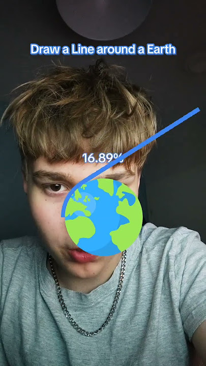 Piirrä viiva täydellisesti kokonaan maapallon ympäri #filter