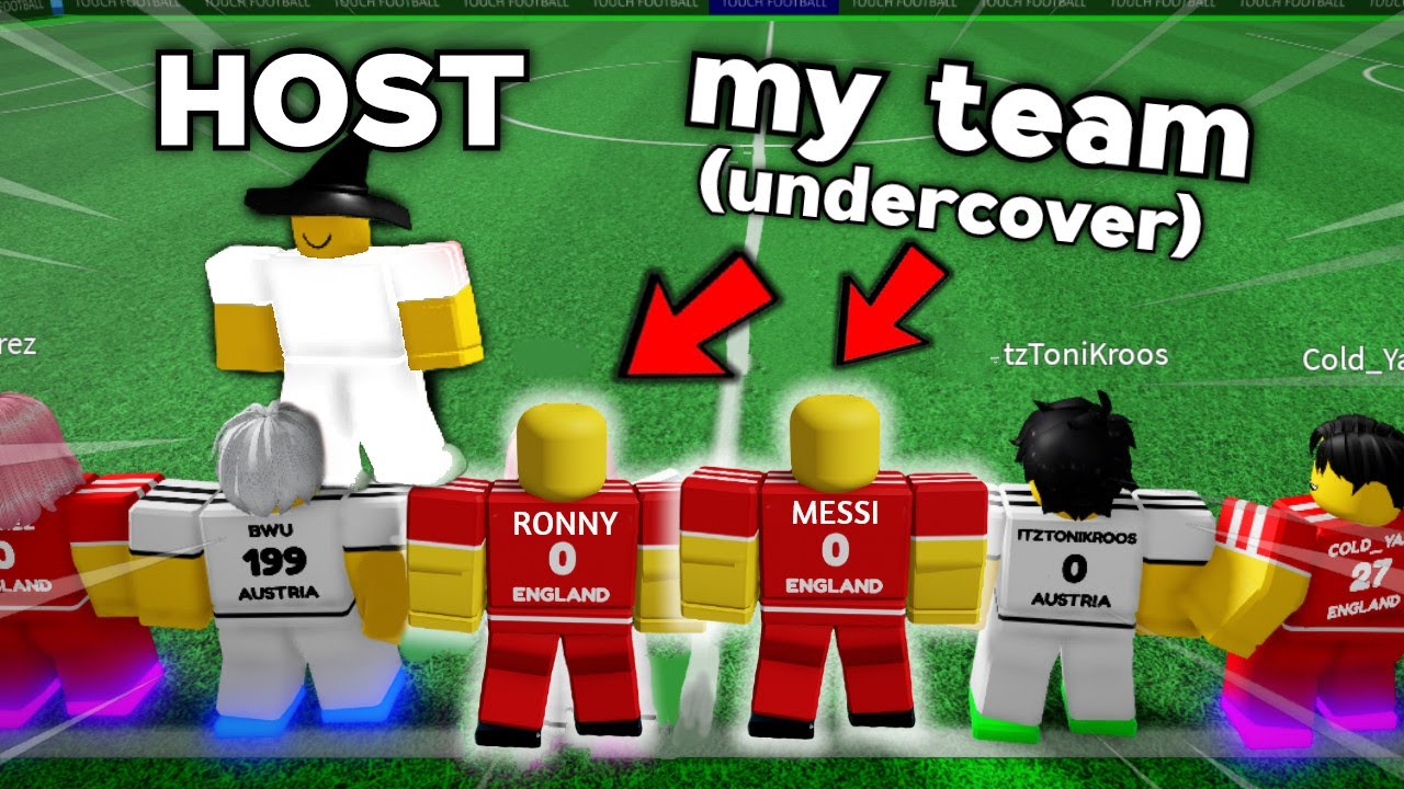 Я участвовал в турнире по Touch Football 2 на 2 под прикрытием! (Roblox)