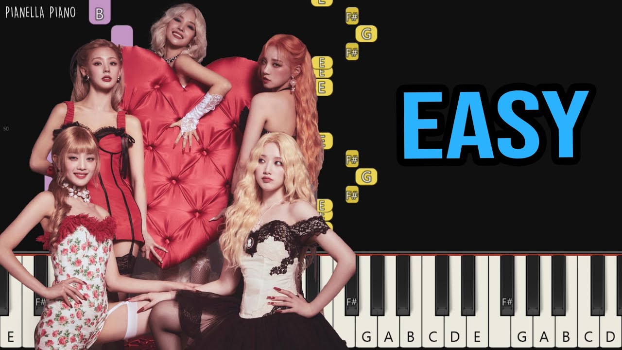 (G)I-DLE - Queencard | EASY Piano Tutorial by Pianella Piano