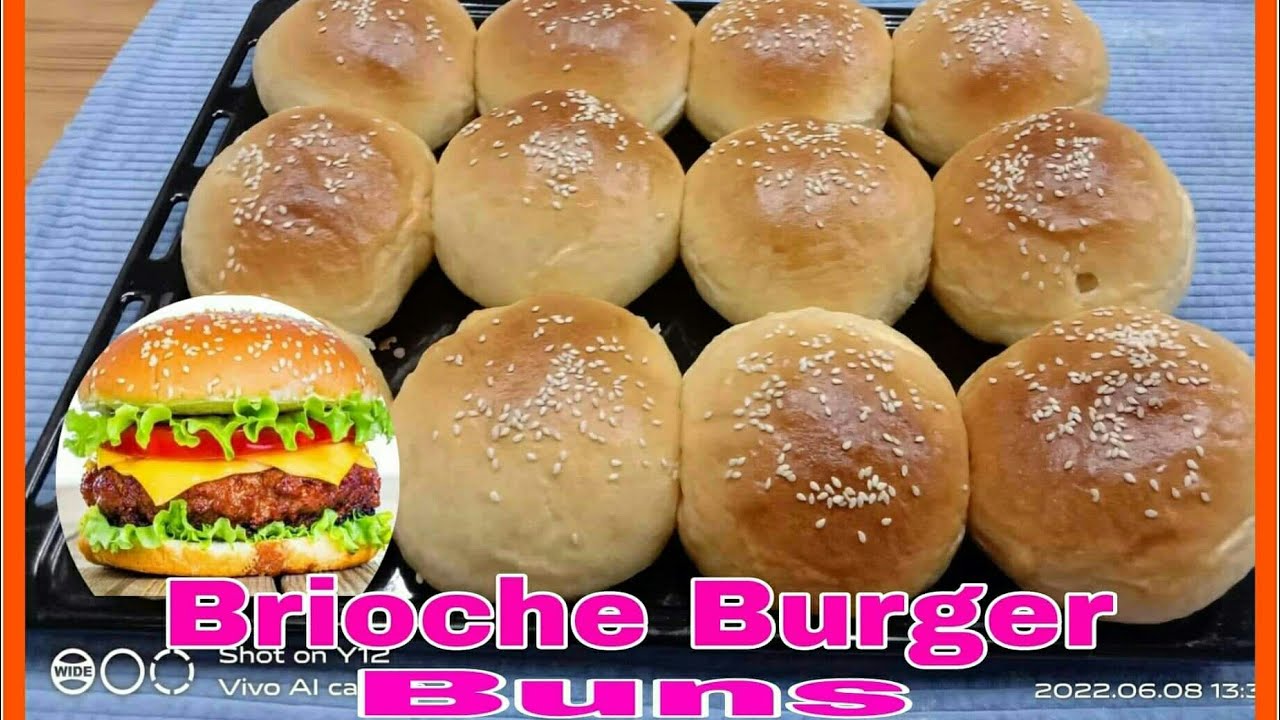 HOW TO MAKE SOFT AND QUICK WAY OF MAKING A BRIOCHE BURGER BUNS..
