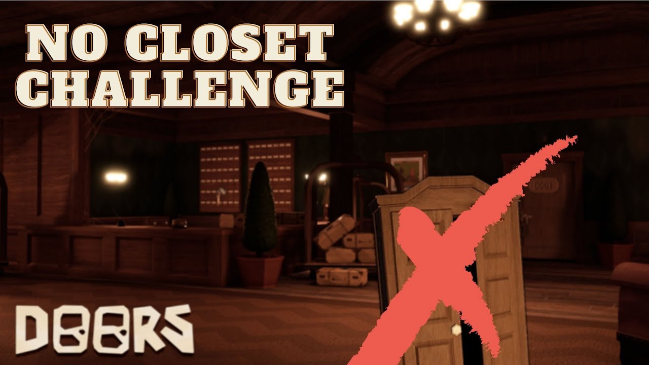 DOORS Solo No Hiding / No Closet Challenge (Roblox Hotel Update)