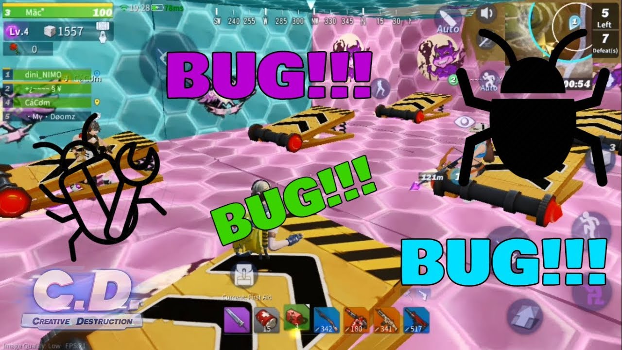 Creative Destruction: BUG BUG BUG BUG!!!