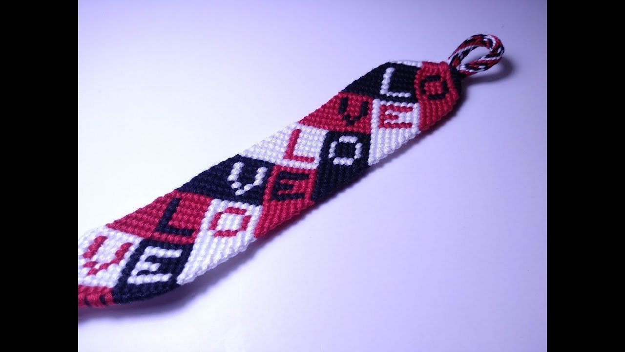 My Friendship Bracelet pattern process and history. YouTube