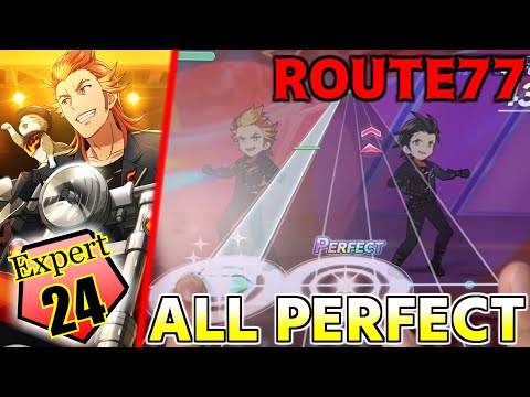 【🔥🏍🏍❄】ROUTE77 (Expert Lv24) ALL PERFECT 手元【サイスタ / SideM】