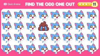 FIND THE ODD EMOJI (Kitten #2 EDITION ) #quiz #trivia #trending